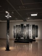 梅法钗中国美术馆个展《炭骨》揭幕